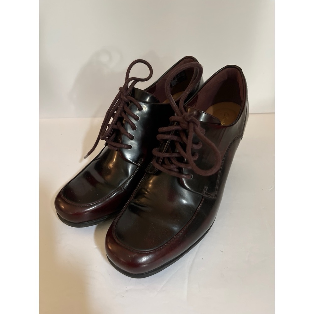 Clark’s Kensett Darla Oxblood Lace Ups Women’s Size 6.5